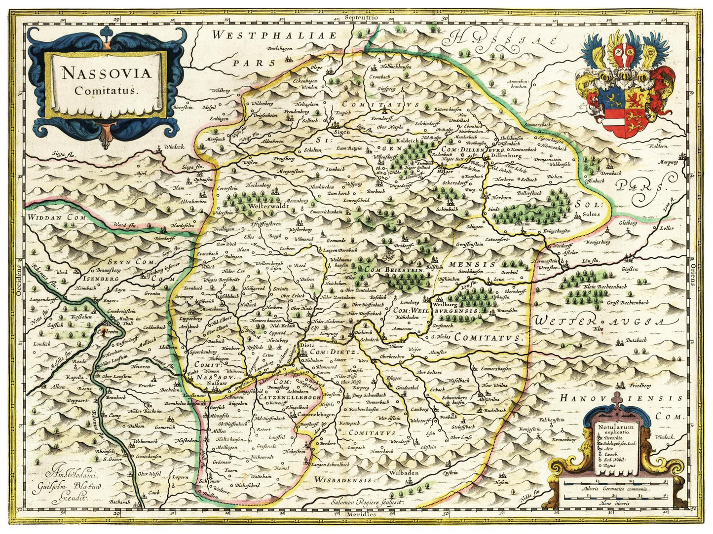 Historical city map Test product horizontal 3 sizes