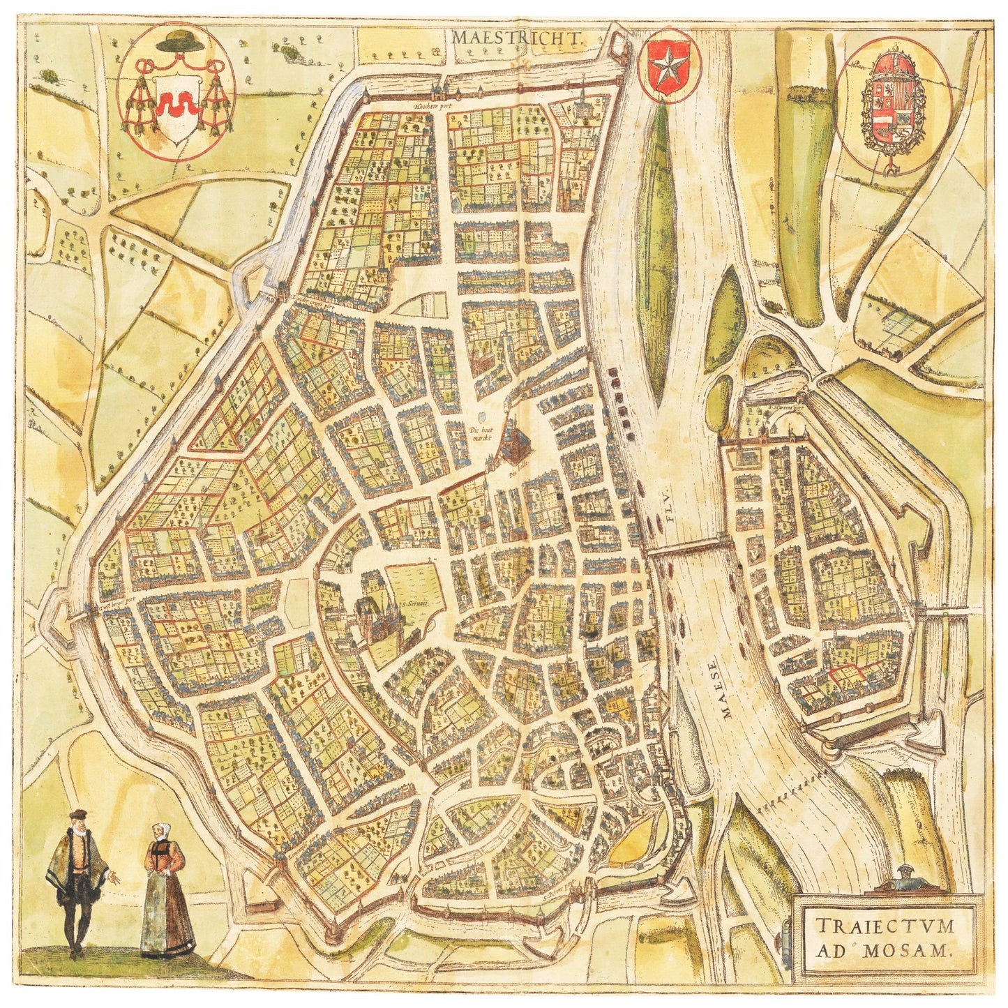 Historical city map Test product horizontal 3 sizes