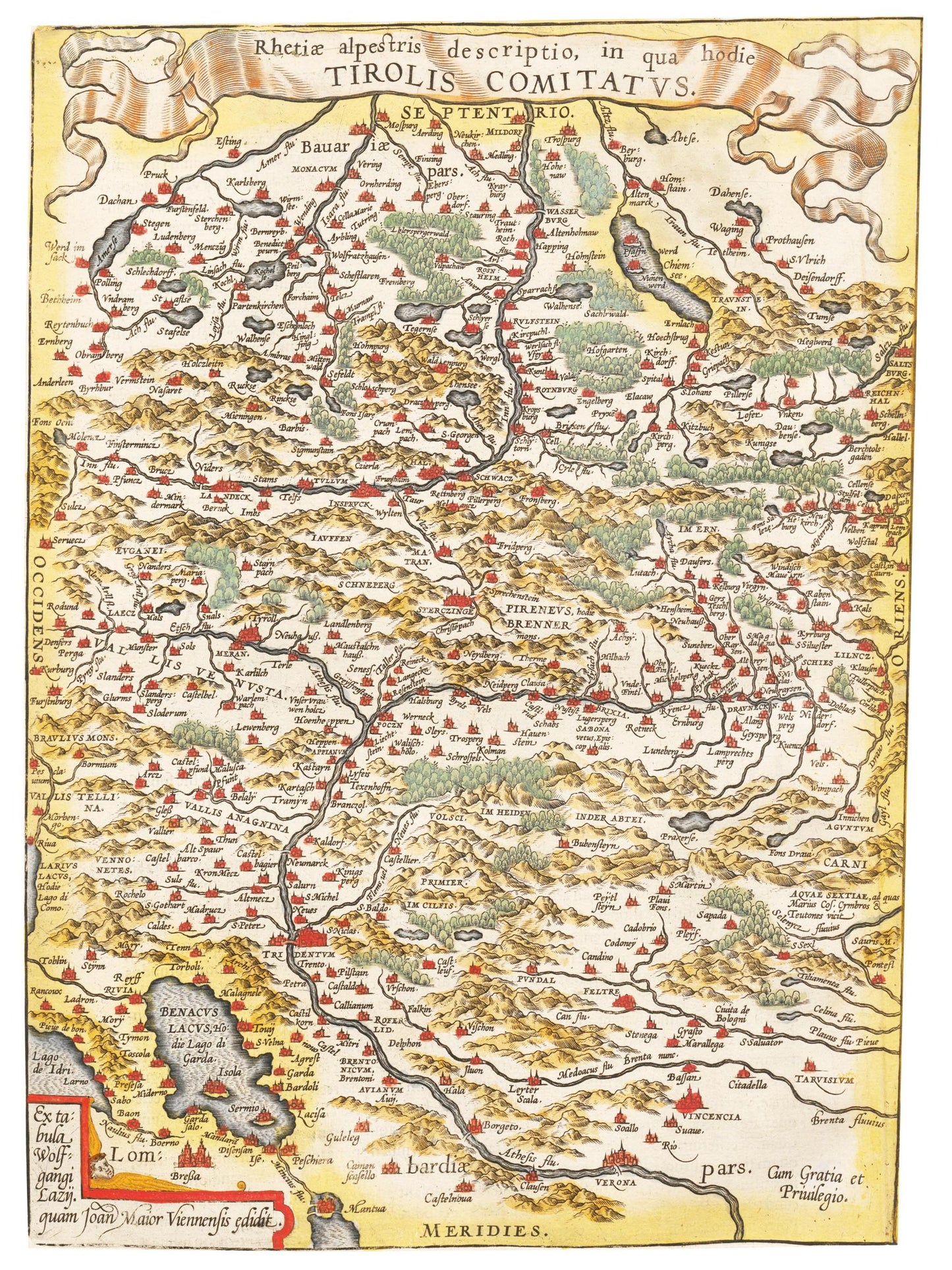 Historical city map Test product horizontal 3 sizes