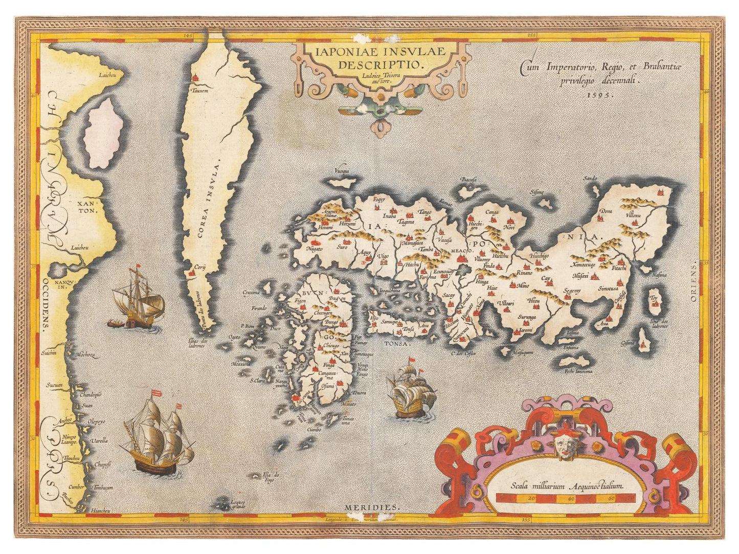 Historical city map Test product horizontal 3 sizes