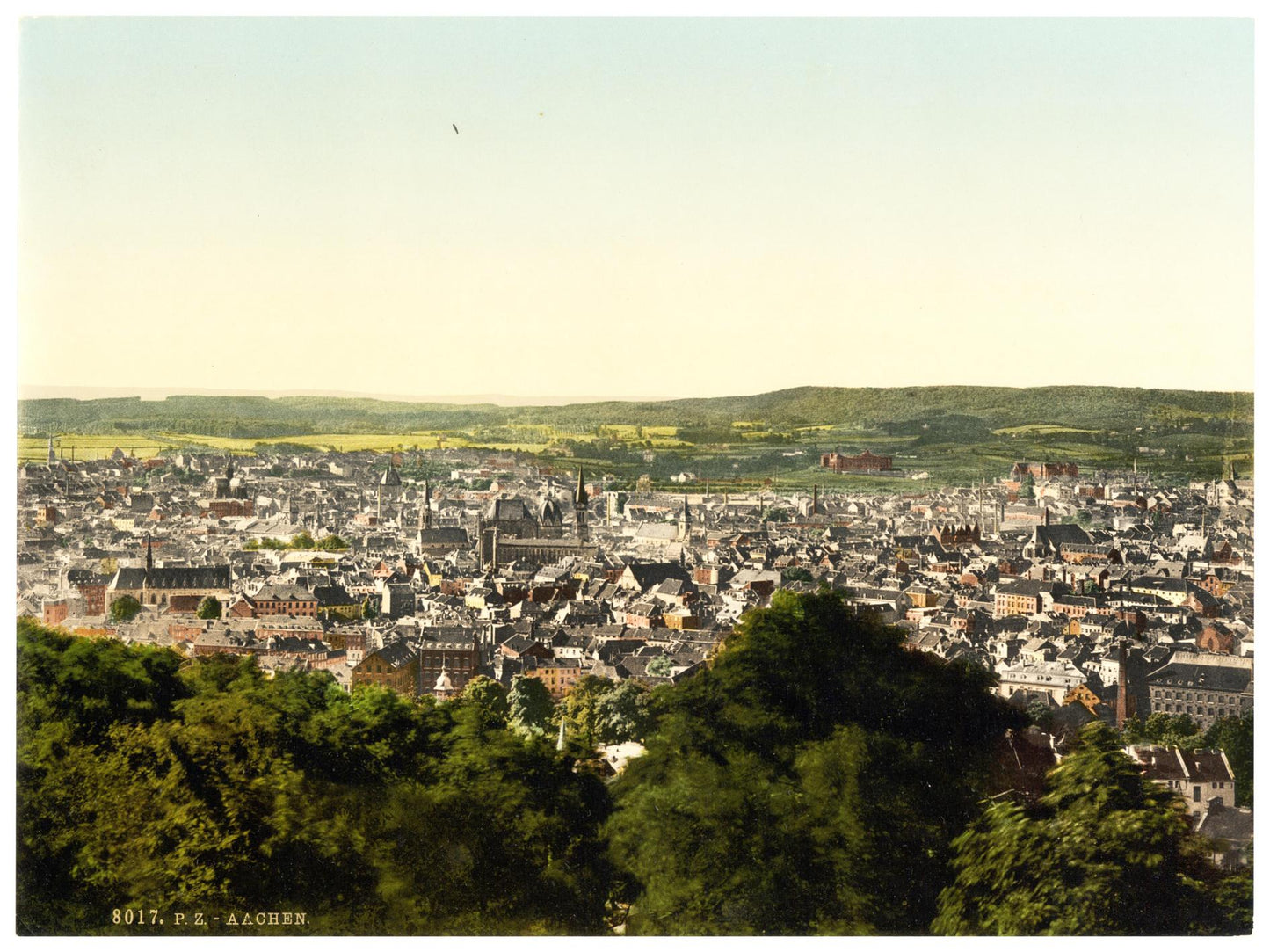 Historische Ansicht Aachen um 1895