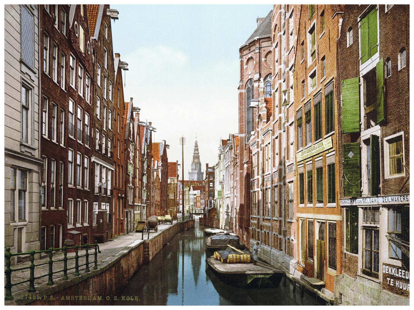 Historische Ansicht Amsterdam um 1895