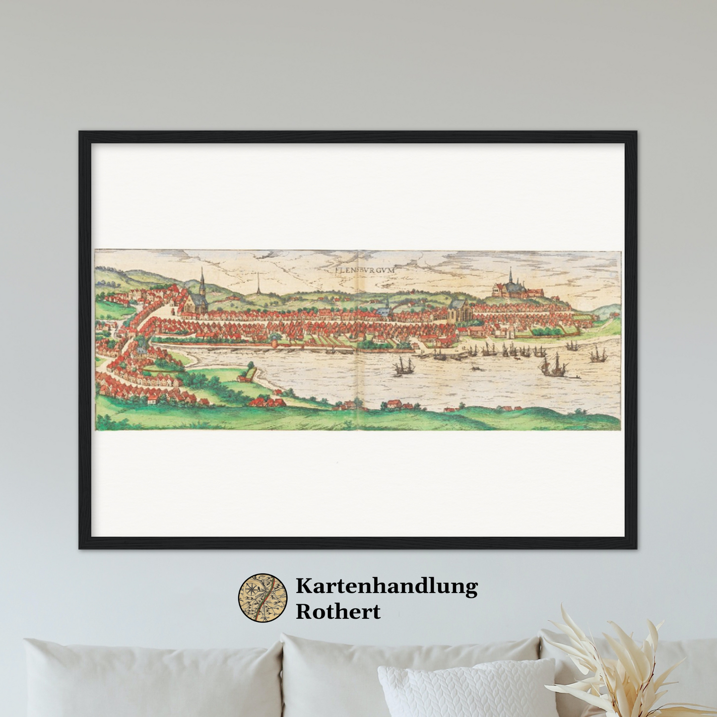 Historical city map Test product horizontal 3 sizes