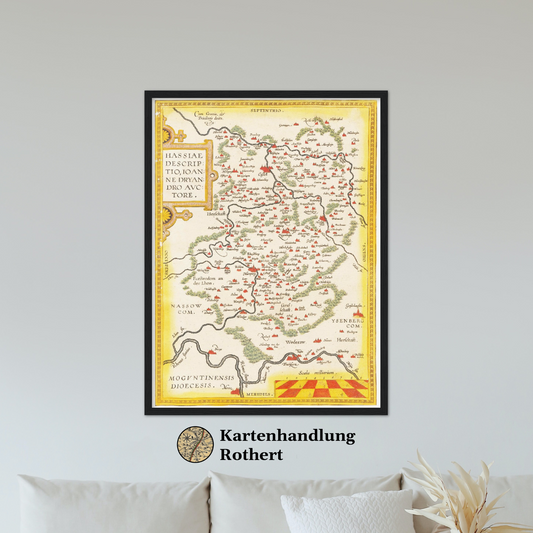 Historical city map  Test product horizontal 3 sizes