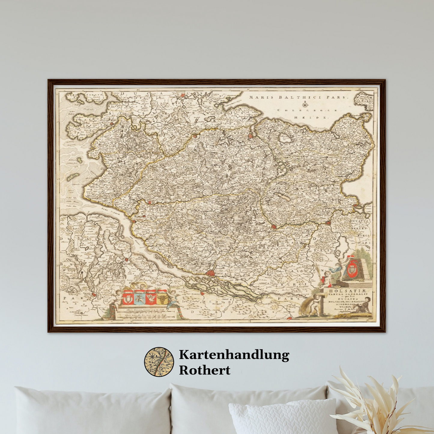 Historical city map Test product horizontal 3 sizes