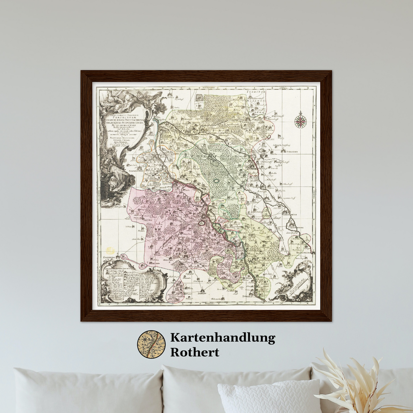 Historical city map Test product horizontal 3 sizes