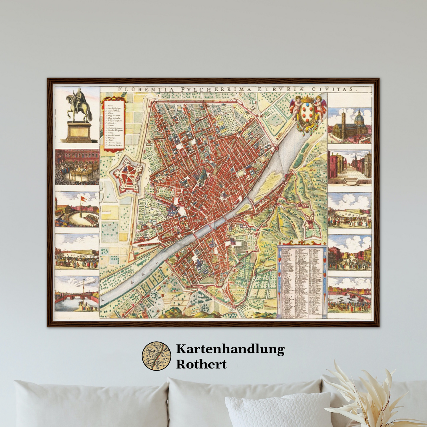 Historical city map Test product horizontal 3 sizes