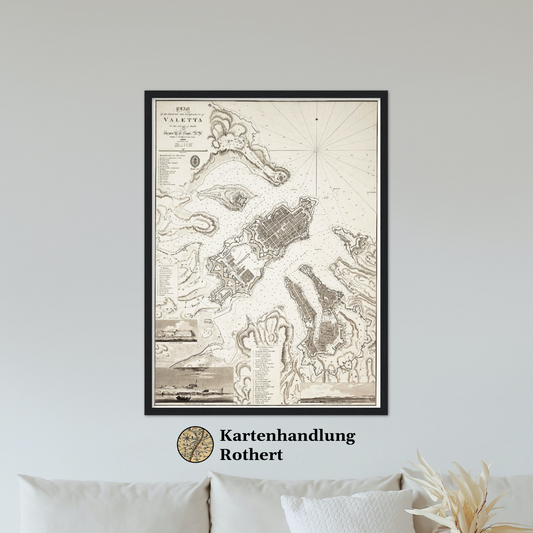 Historical city map  Test product horizontal 3 sizes