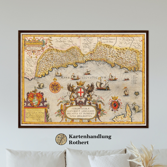 Historical city map  Test product horizontal 3 sizes
