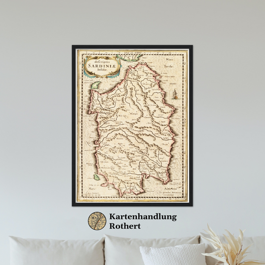 Historical city map  Test product horizontal 3 sizes