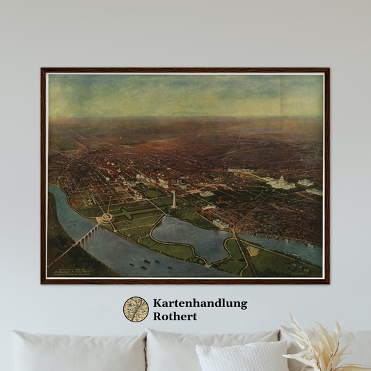 Historical city map  Test product horizontal 3 sizes