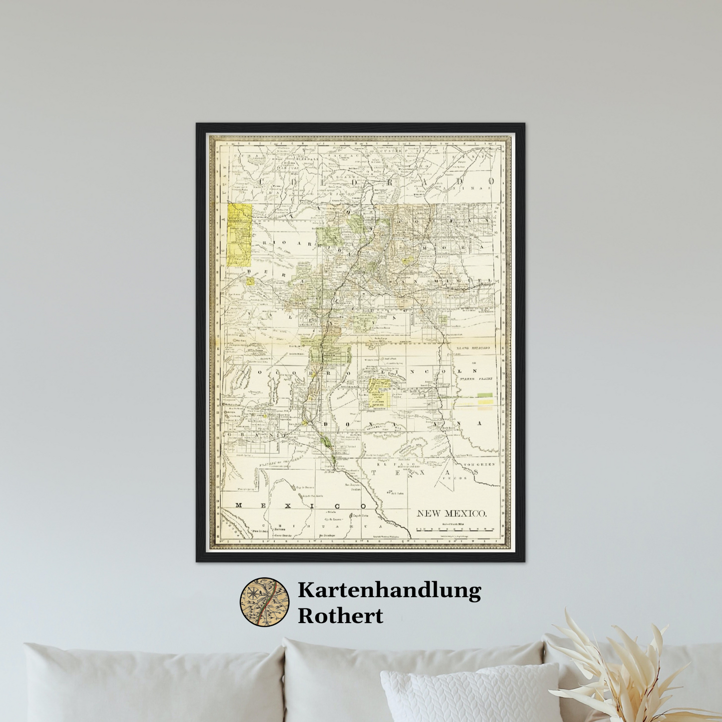Historical city map Test product horizontal 3 sizes