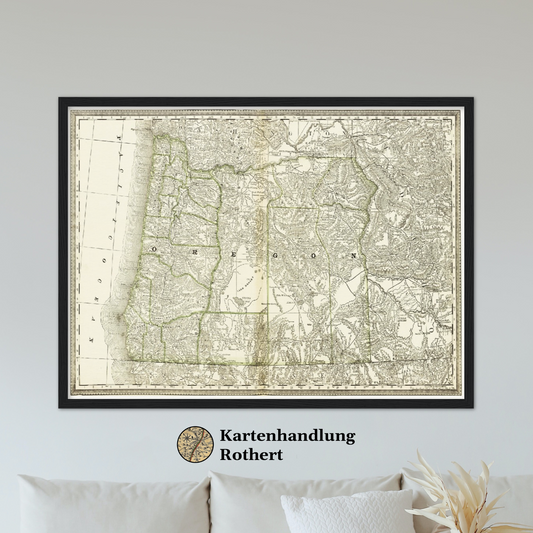 Historical city map  Test product horizontal 3 sizes