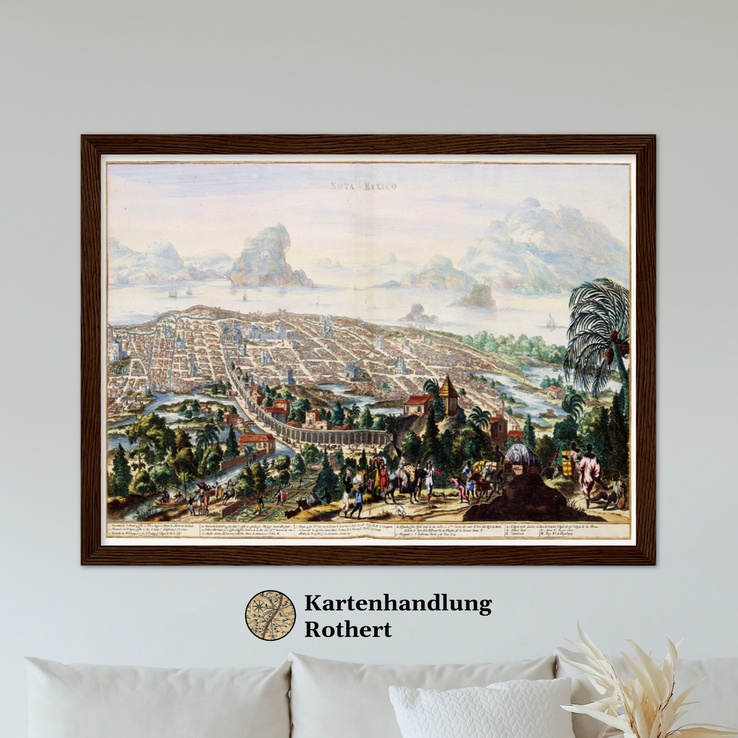 Historical city map Test product horizontal 3 sizes