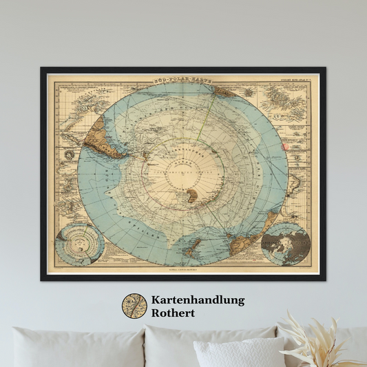 Historical city map  Test product horizontal 3 sizes