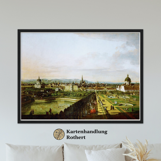 Historische Ansicht Wien um 1750