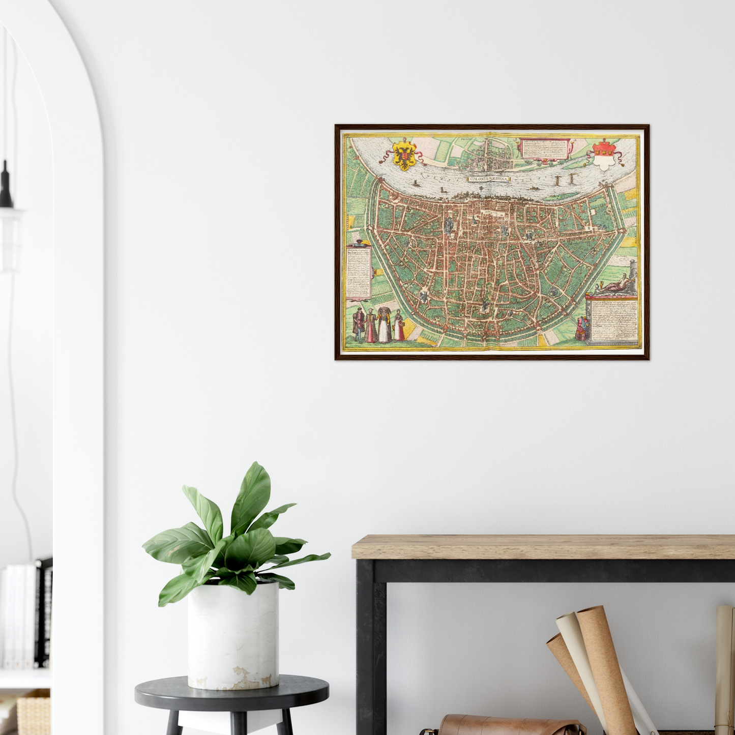 Historischer Stadtplan Köln um 1570