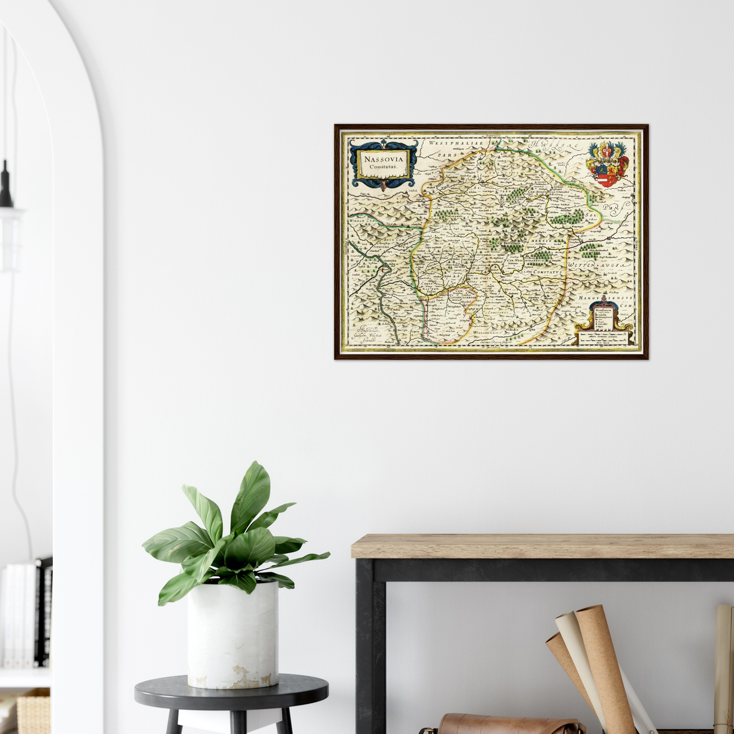 Historical city map Test product horizontal 3 sizes