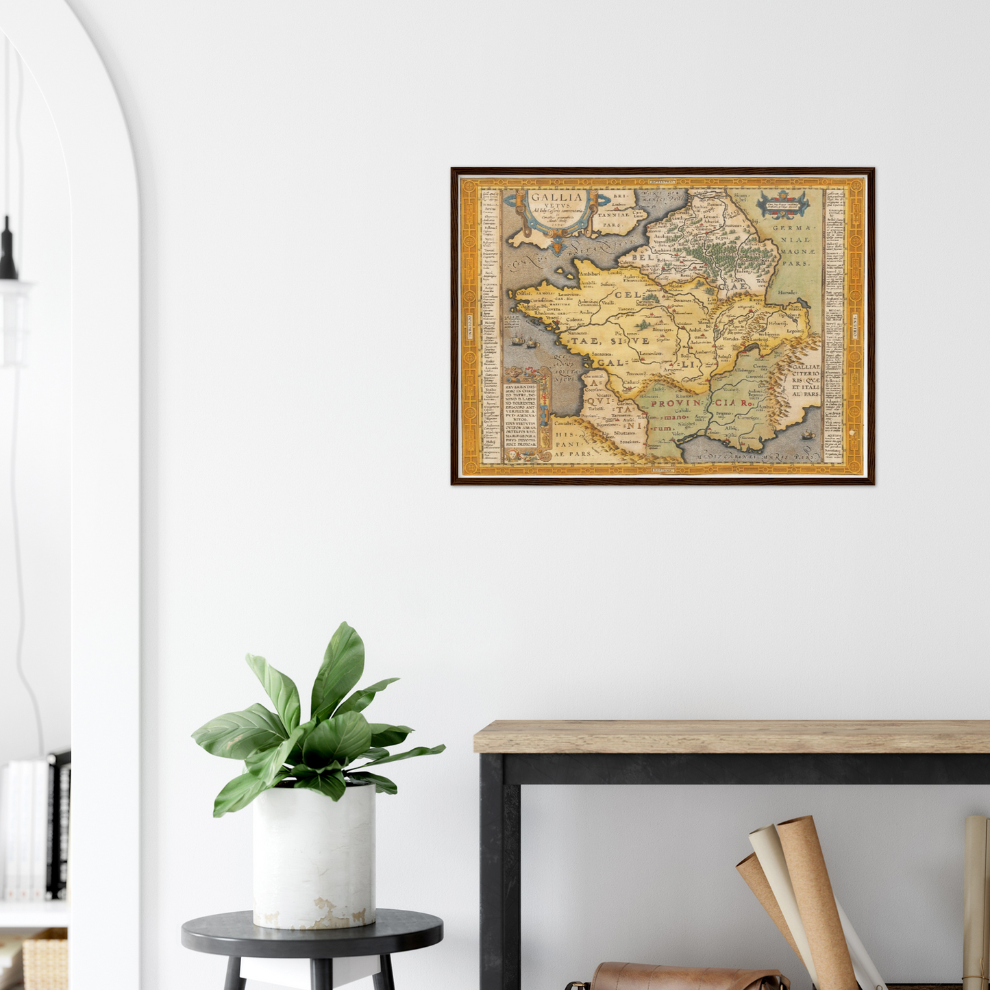 Historical city map Test product horizontal 3 sizes