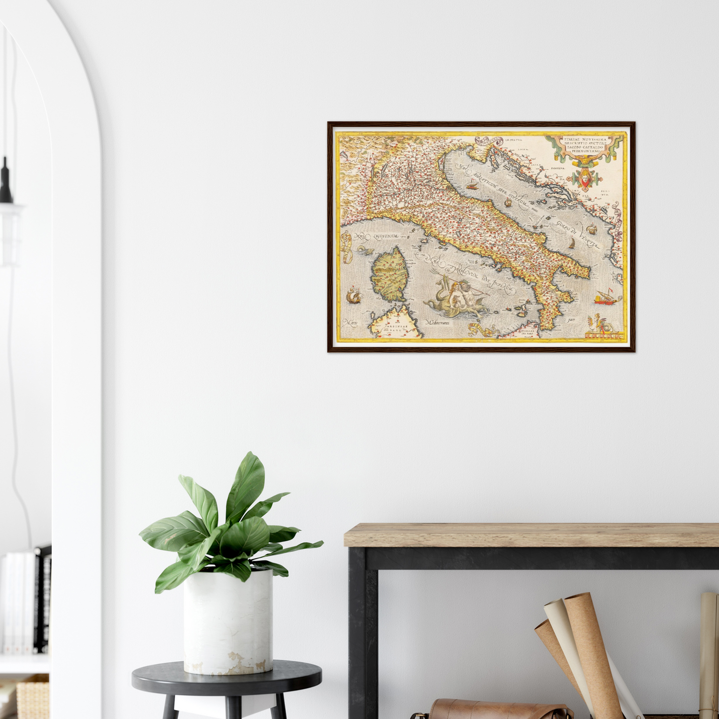 Historical city map Test product horizontal 3 sizes