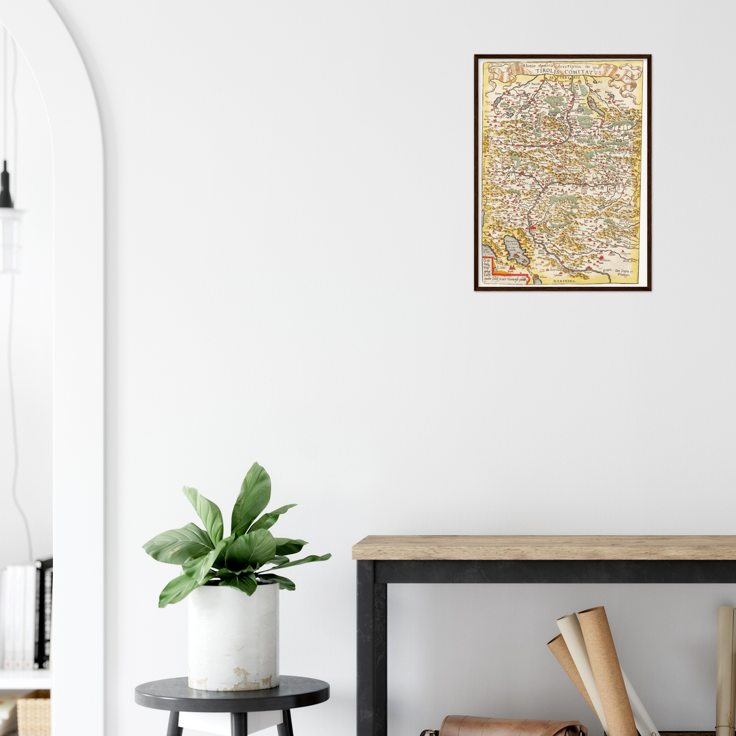 Historical city map Test product horizontal 3 sizes