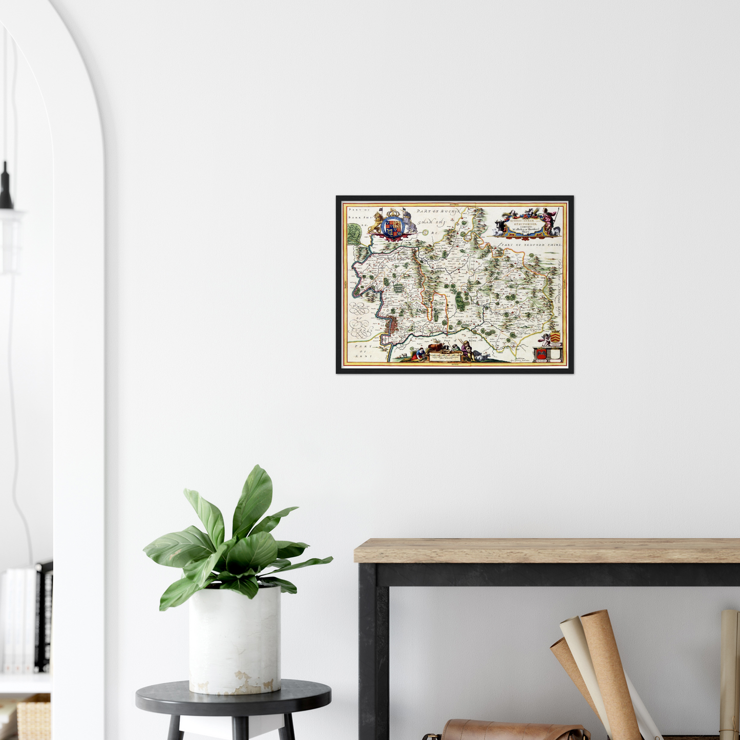 Historical city map Test product horizontal 3 sizes