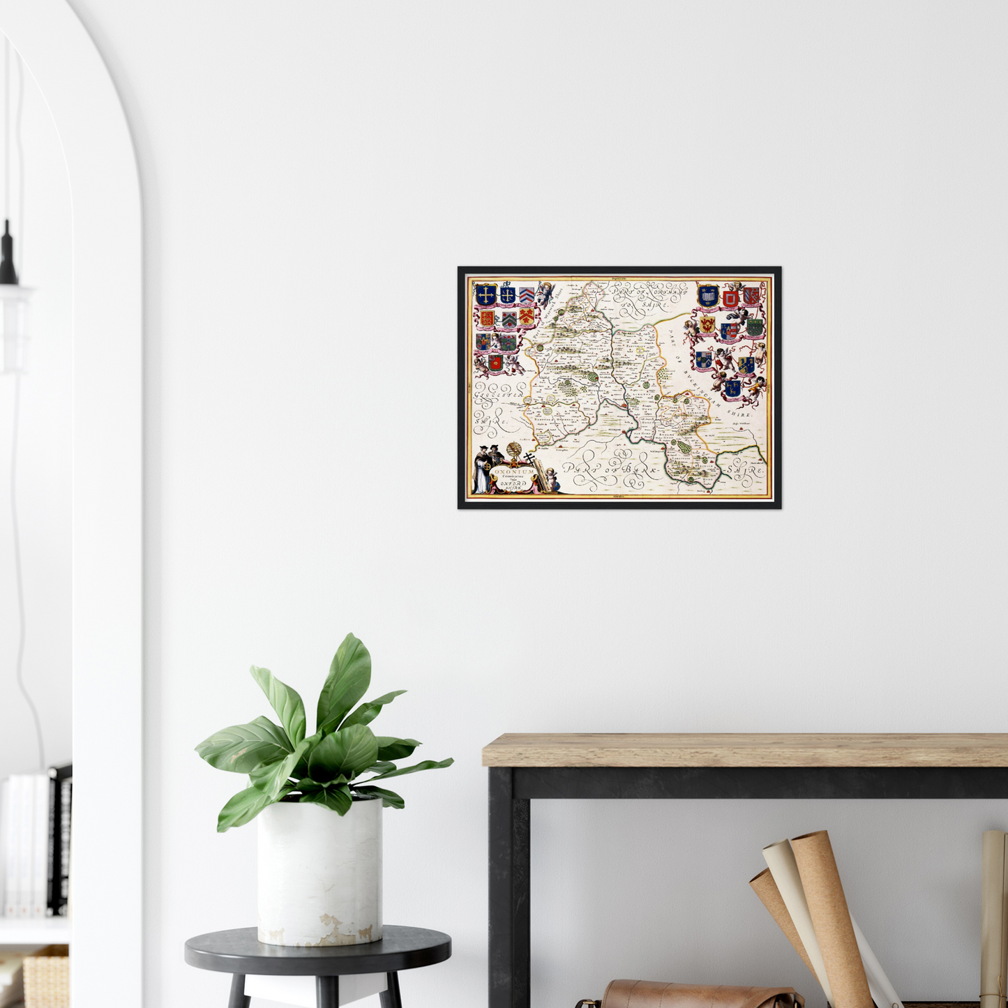 Historical city map Test product horizontal 3 sizes