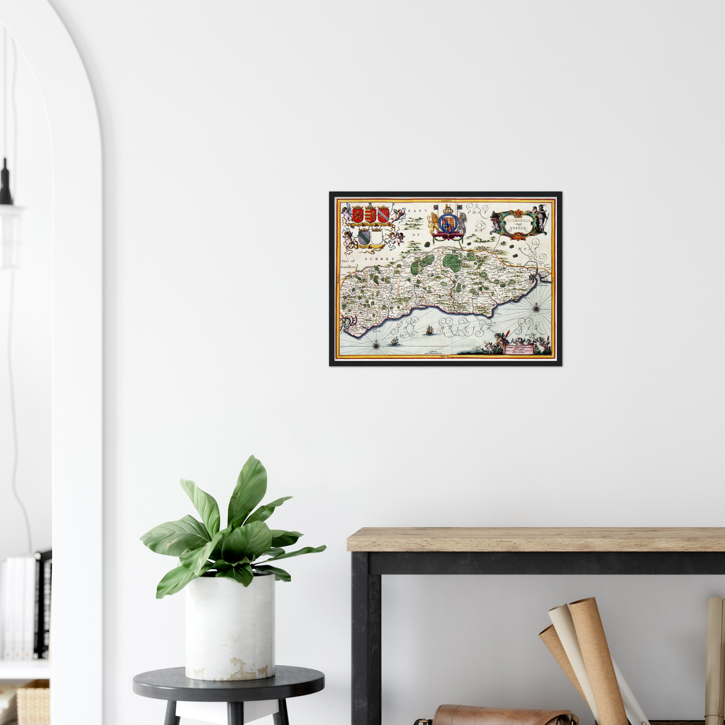 Historical city map Test product horizontal 3 sizes