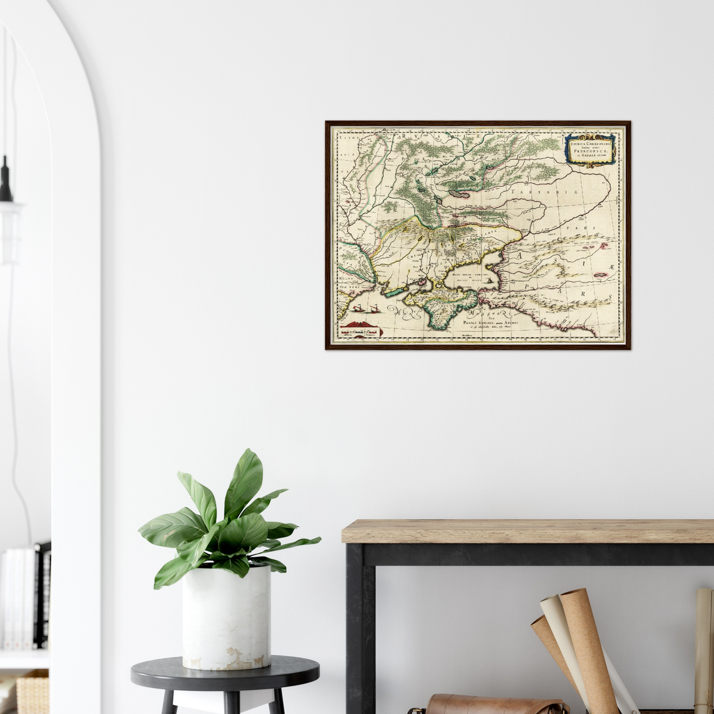 Historical city map Test product horizontal 3 sizes