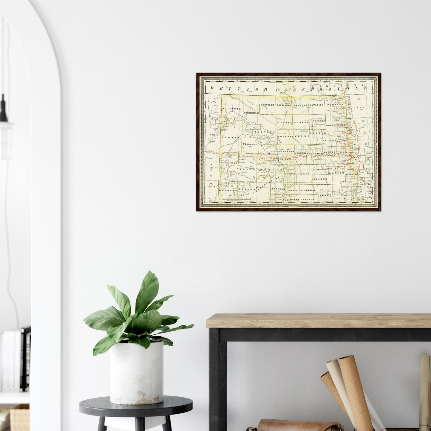 Historical city map Test product horizontal 3 sizes