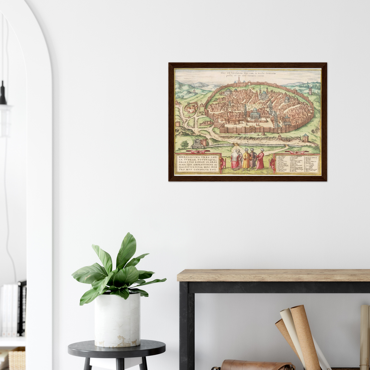 Historical city map Test product horizontal 3 sizes