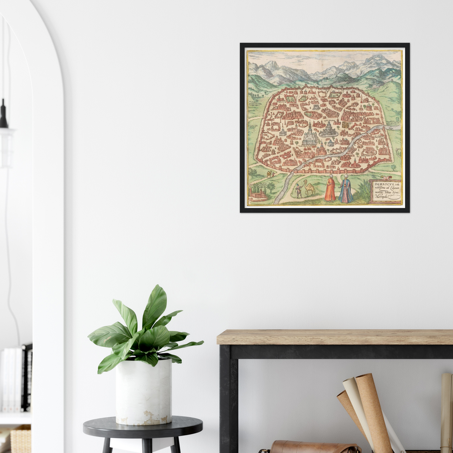 Historical city map Test product horizontal 3 sizes