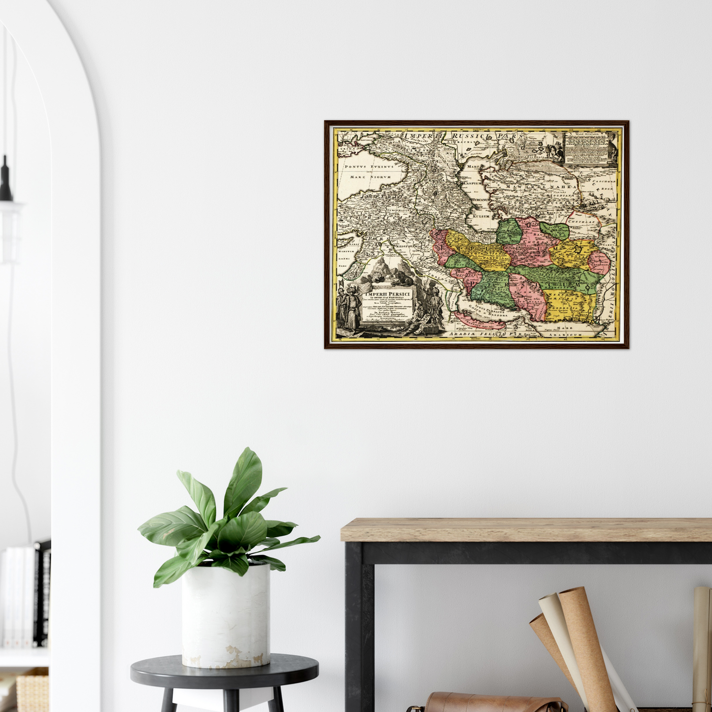 Historische Landkarte Persien um 1750