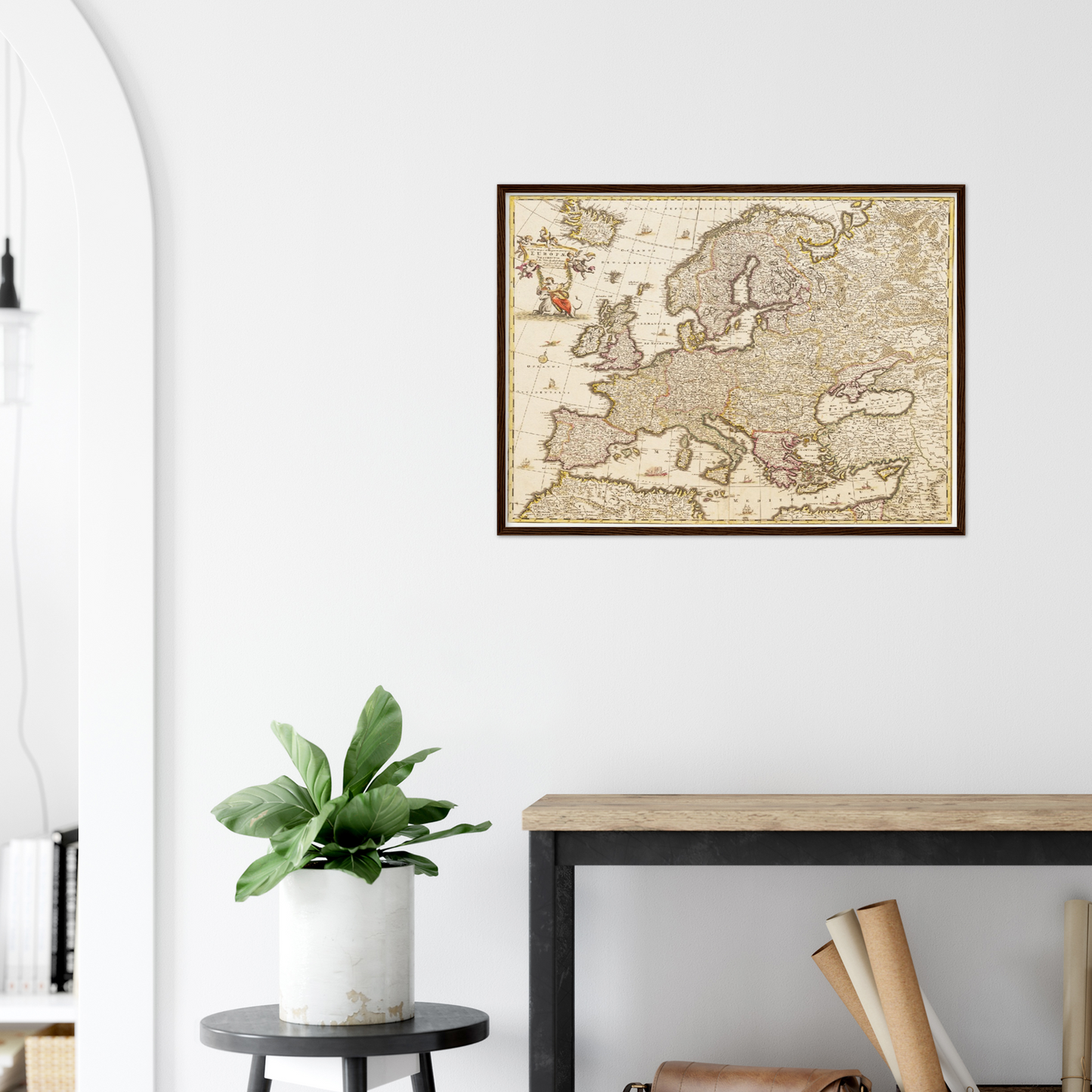 Historical city map  Test product horizontal 3 sizes