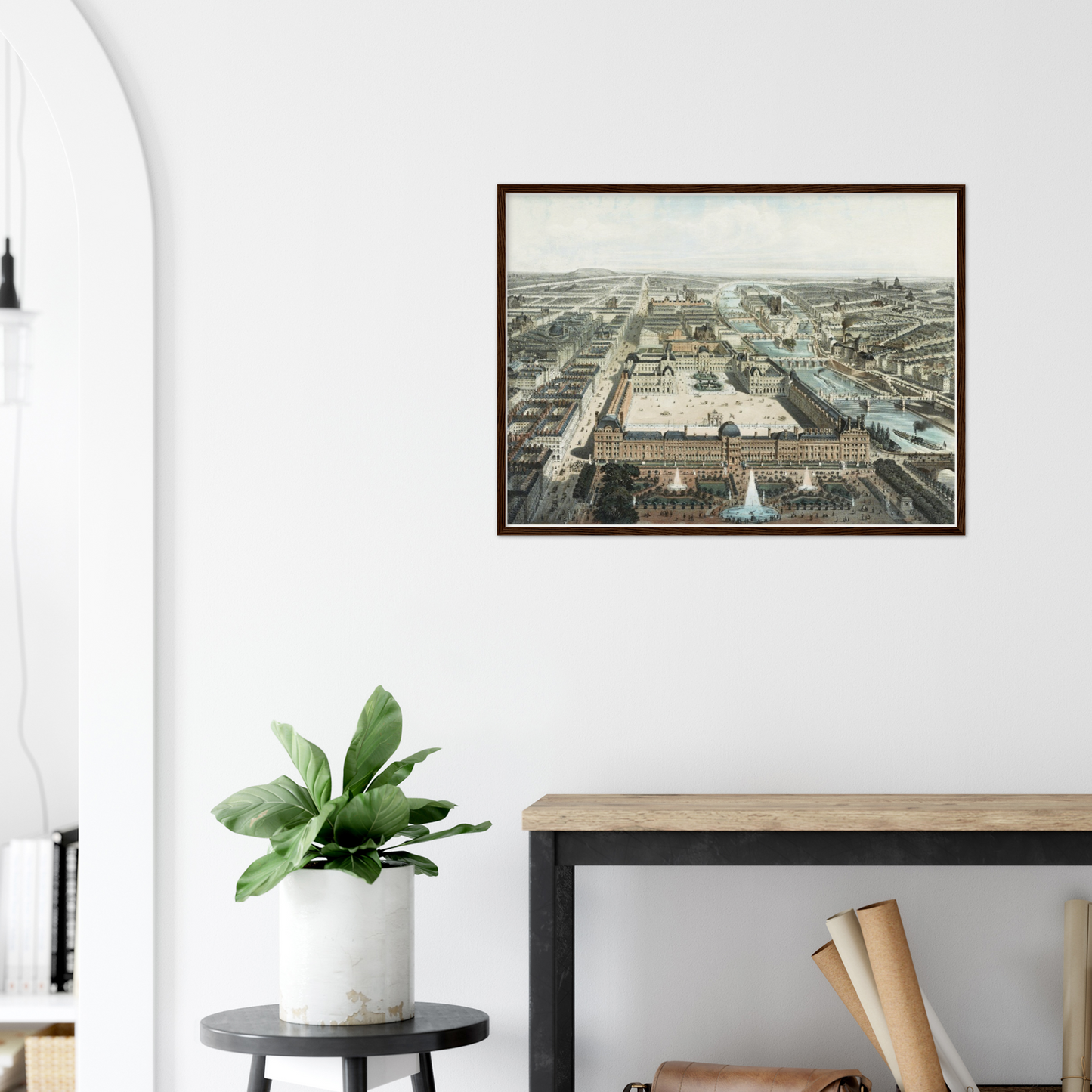 Historische Ansicht Paris um 1860