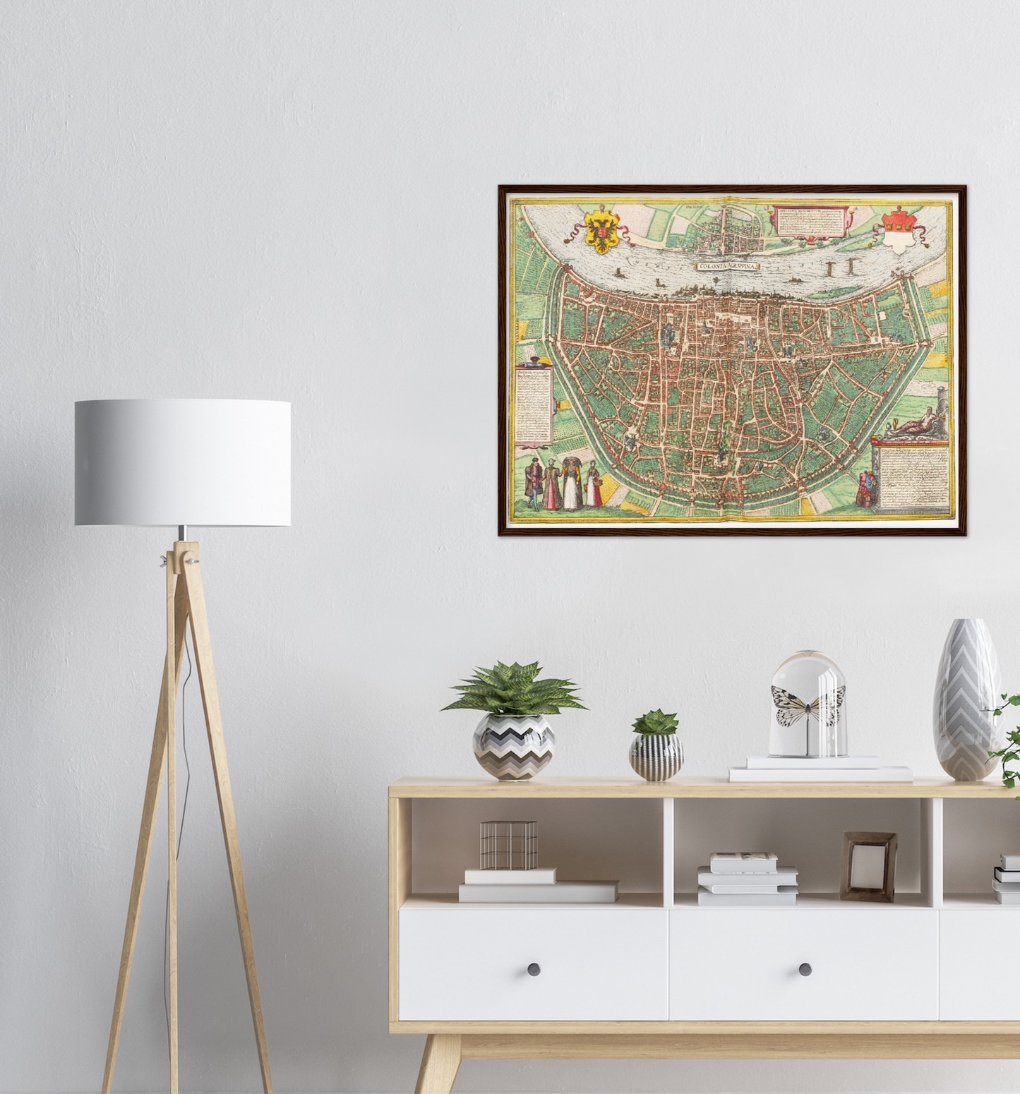 Historischer Stadtplan Köln um 1570