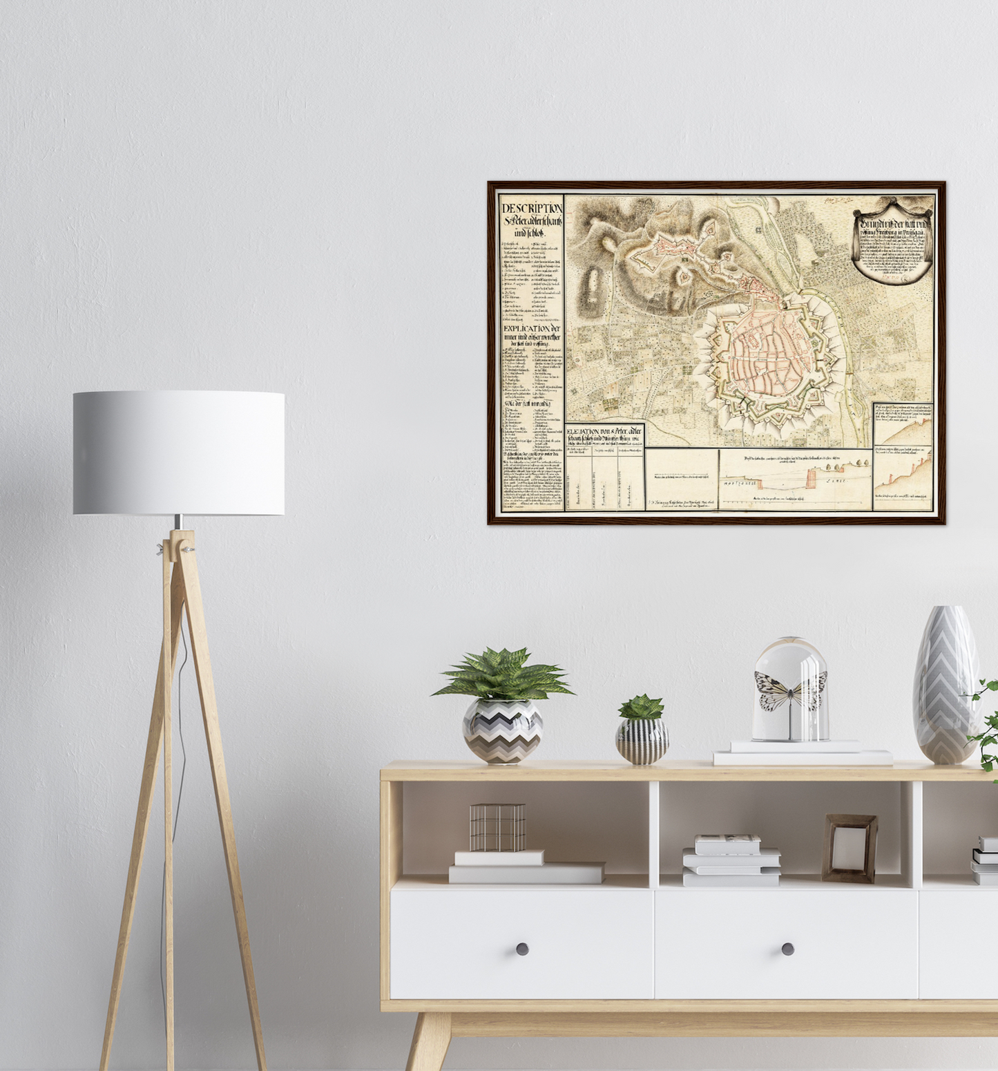 Historical city map Test product horizontal 3 sizes