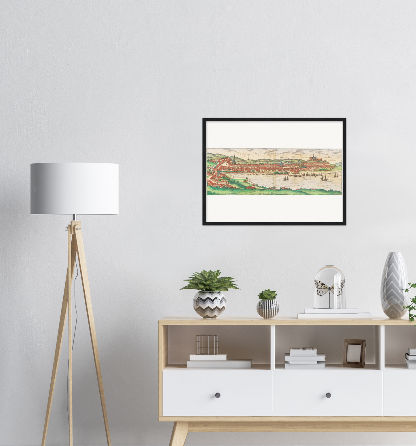 Historical city map Test product horizontal 3 sizes
