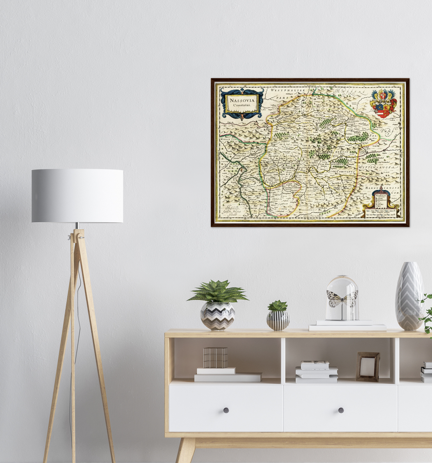 Historical city map Test product horizontal 3 sizes