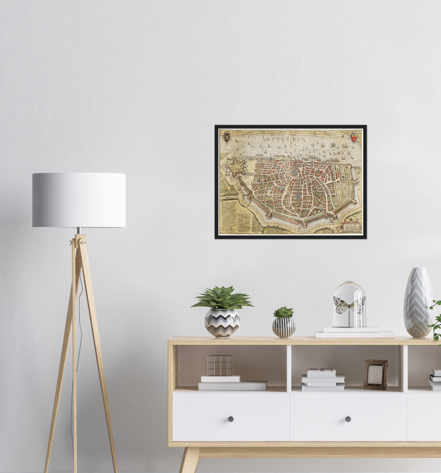 Historische Stadtansicht Antwerpen um 1620