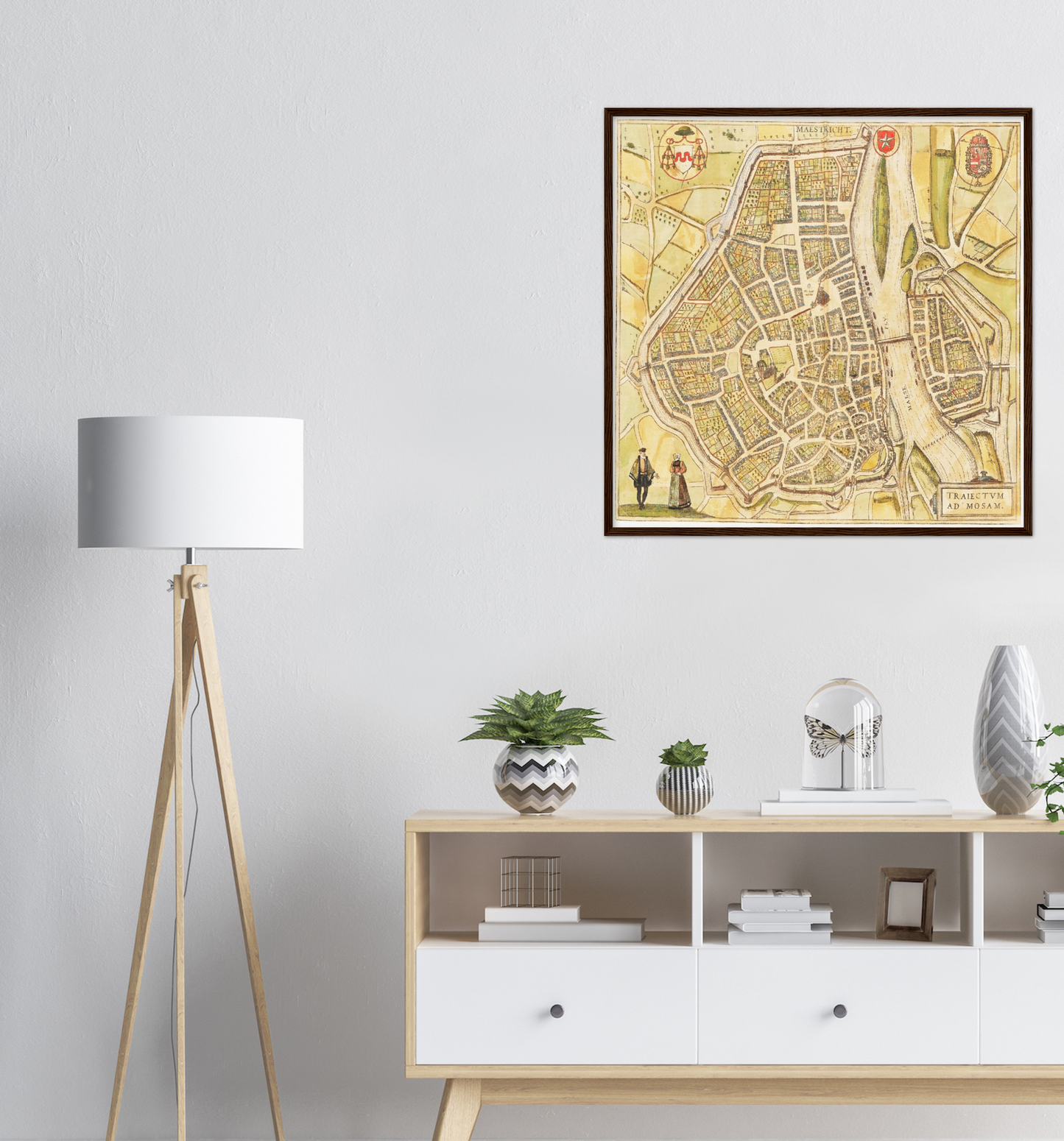 Historical city map Test product horizontal 3 sizes