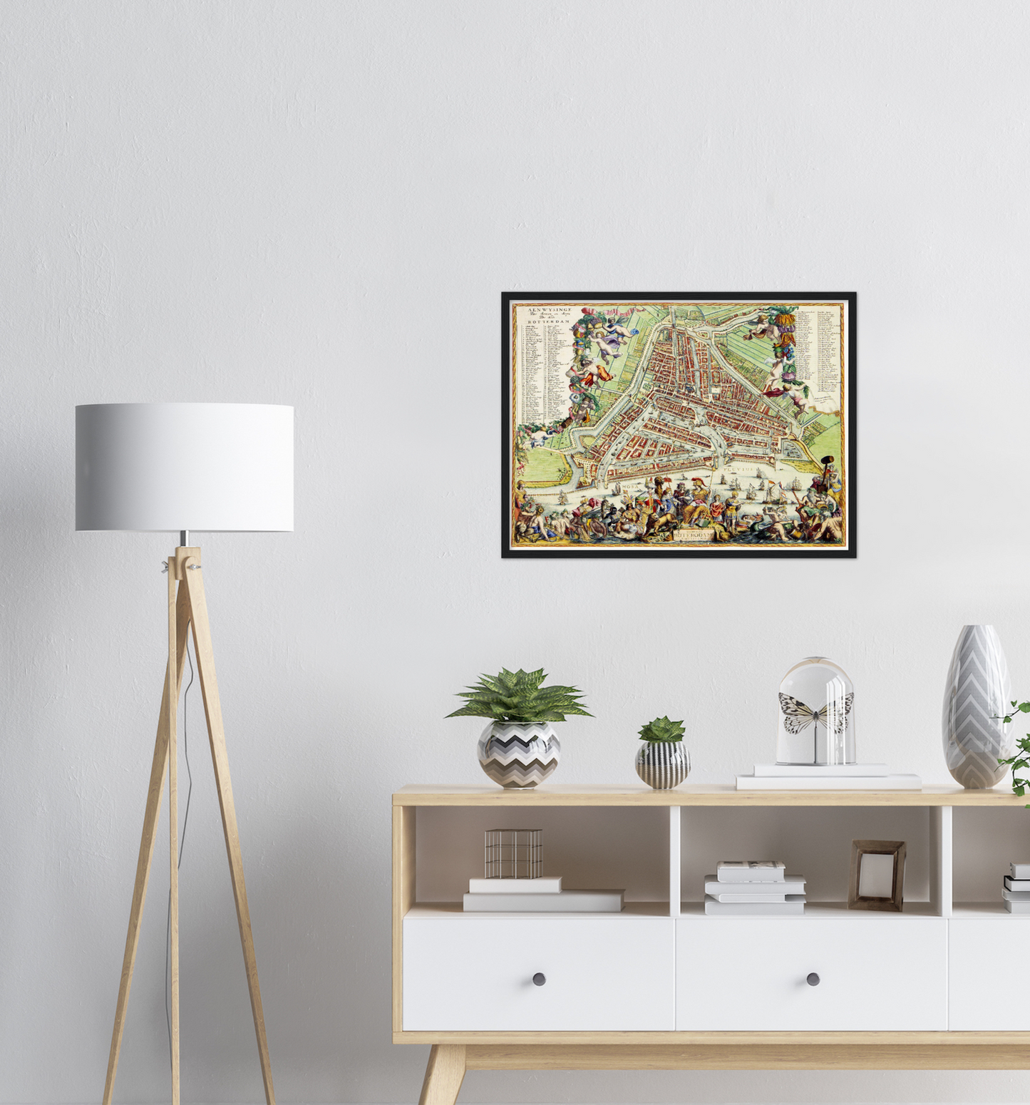 Historischer Stadtplan Rotterdam um 1689