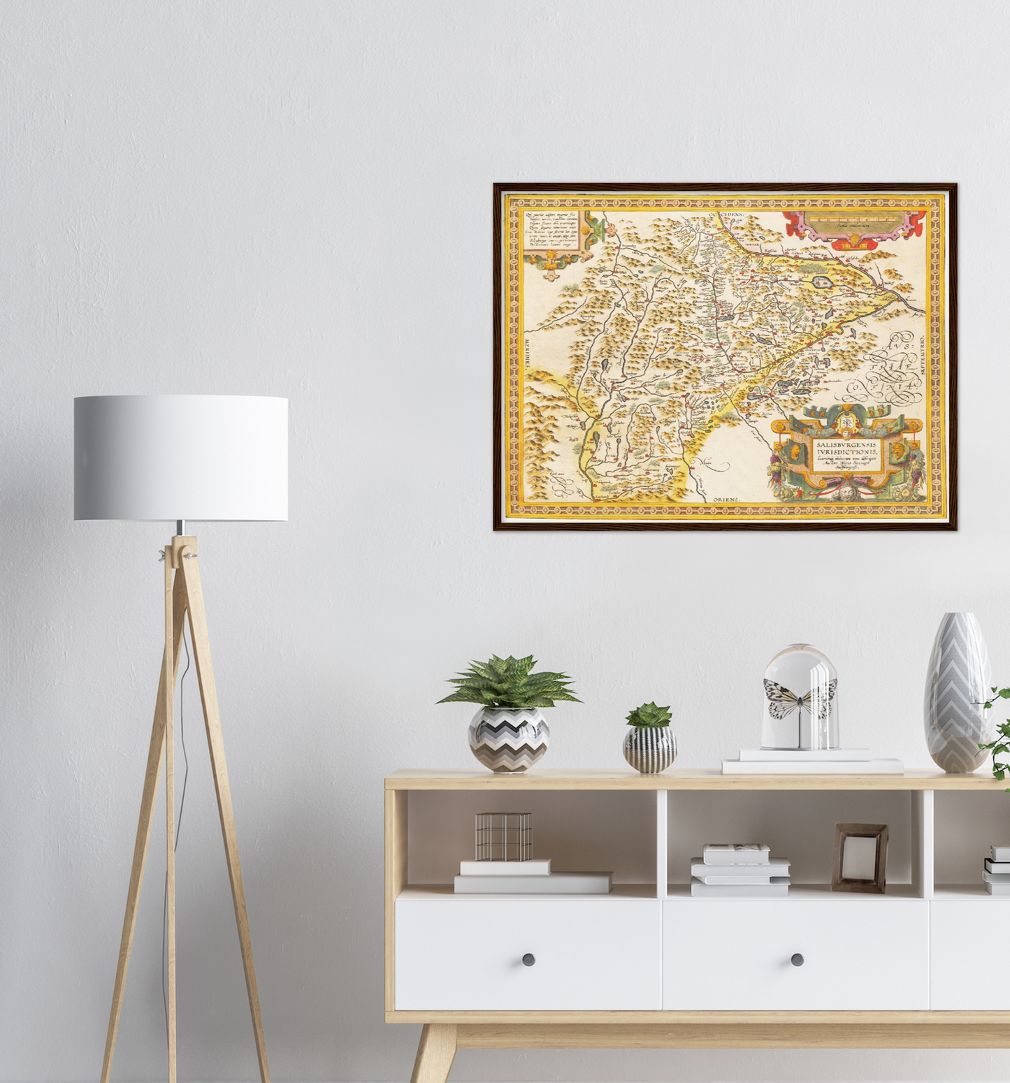 Historical city map Test product horizontal 3 sizes