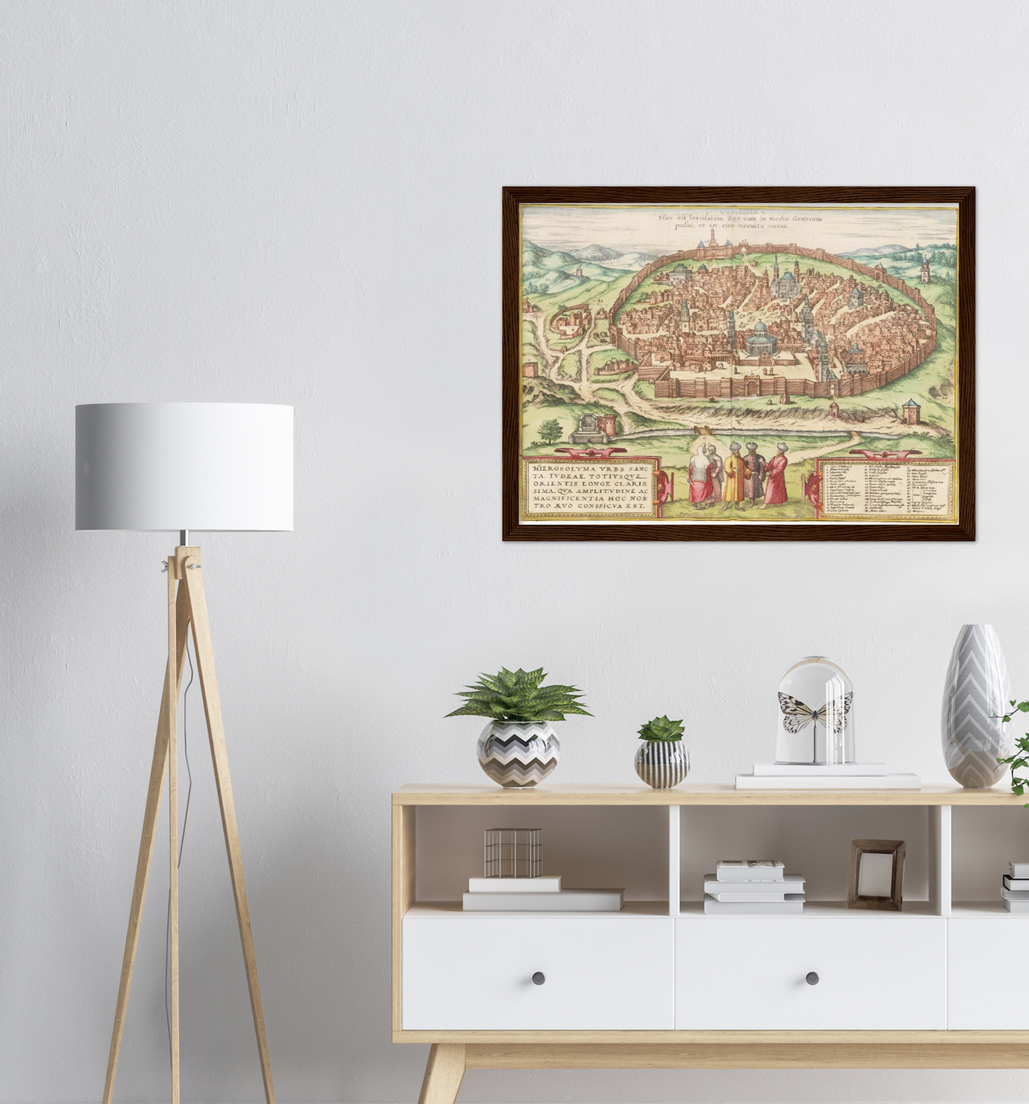 Historical city map Test product horizontal 3 sizes