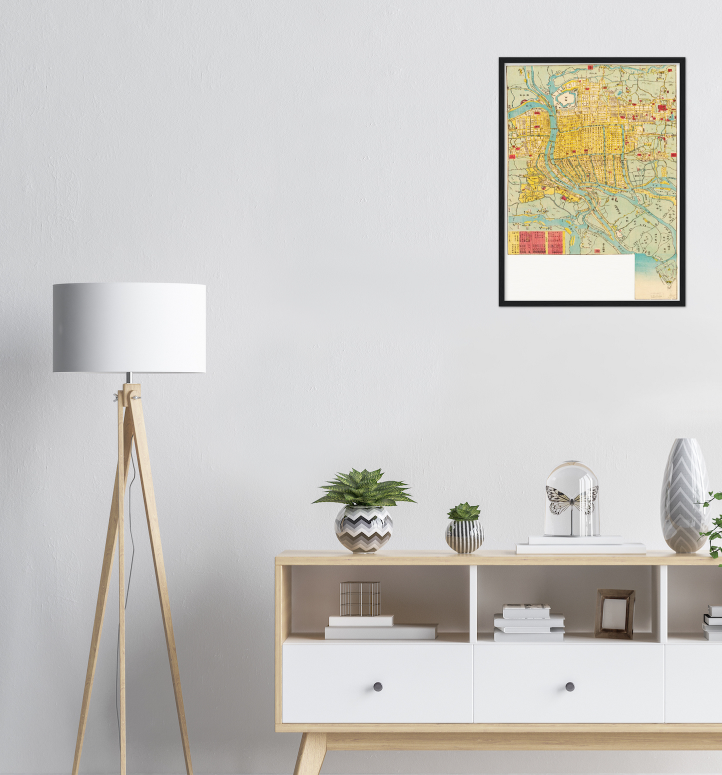 Historical city map Test product horizontal 3 sizes