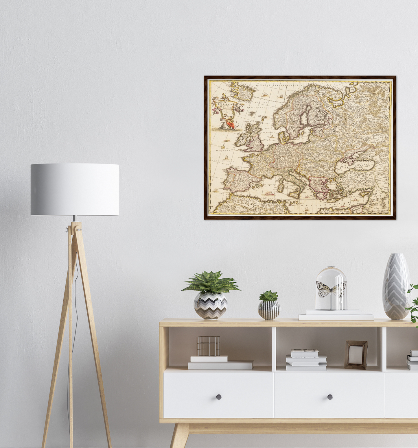 Historische Europakarte um 1698