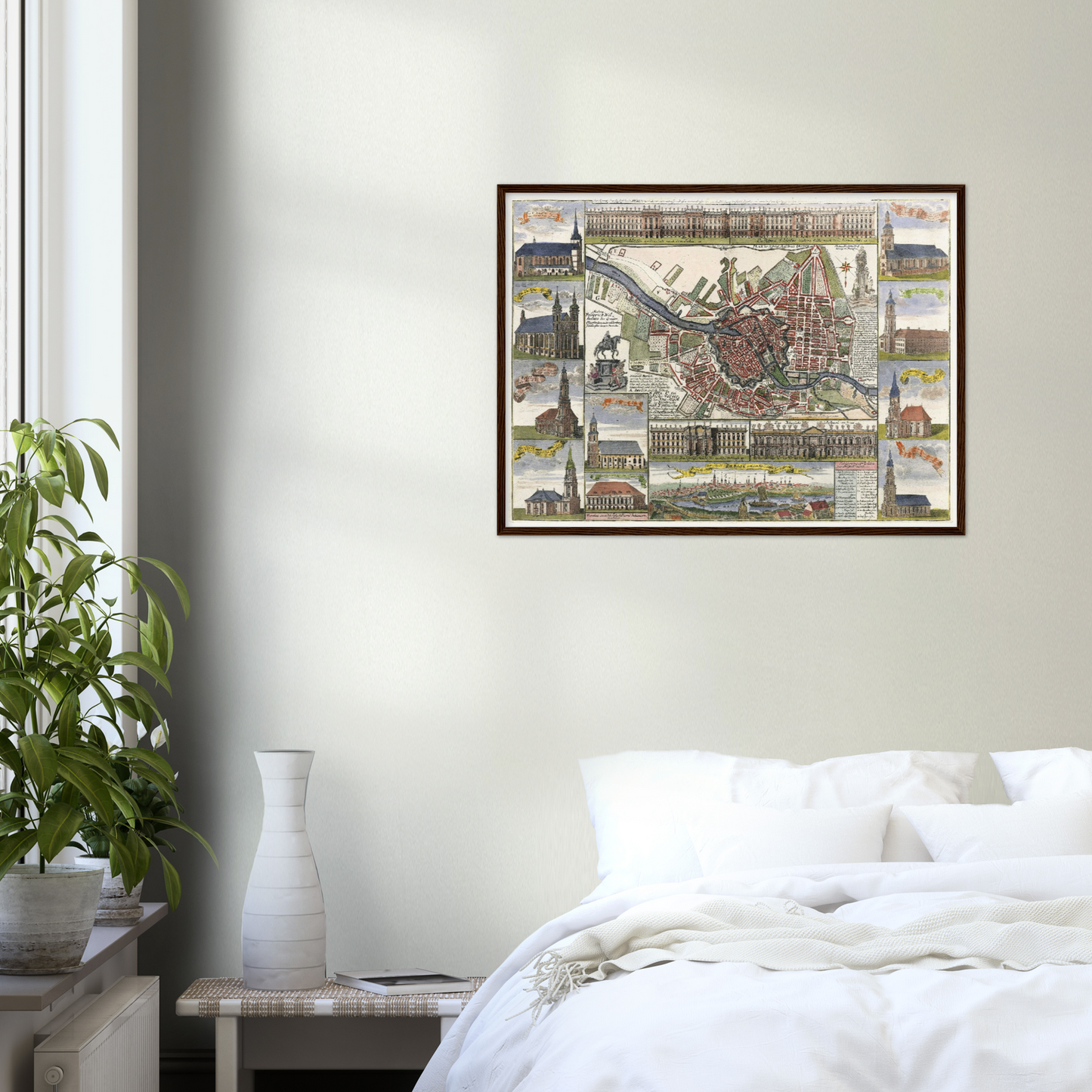 Historical city map Test product horizontal 3 sizes