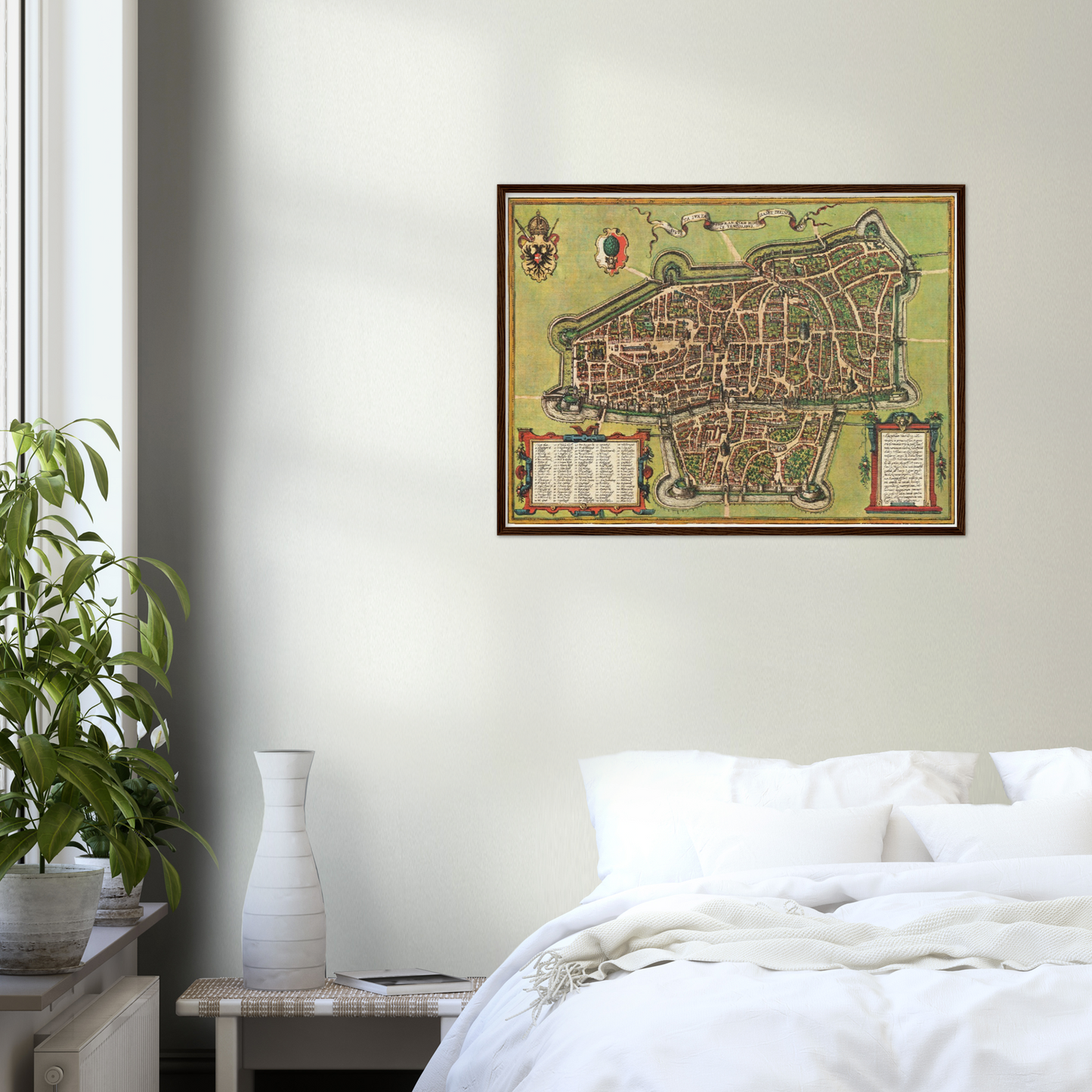 Historischer Stadtplan Augsburg um 1572