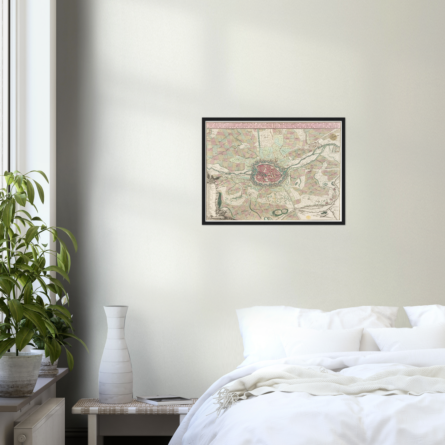 Historischer Stadtplan Braunschweig um 1750