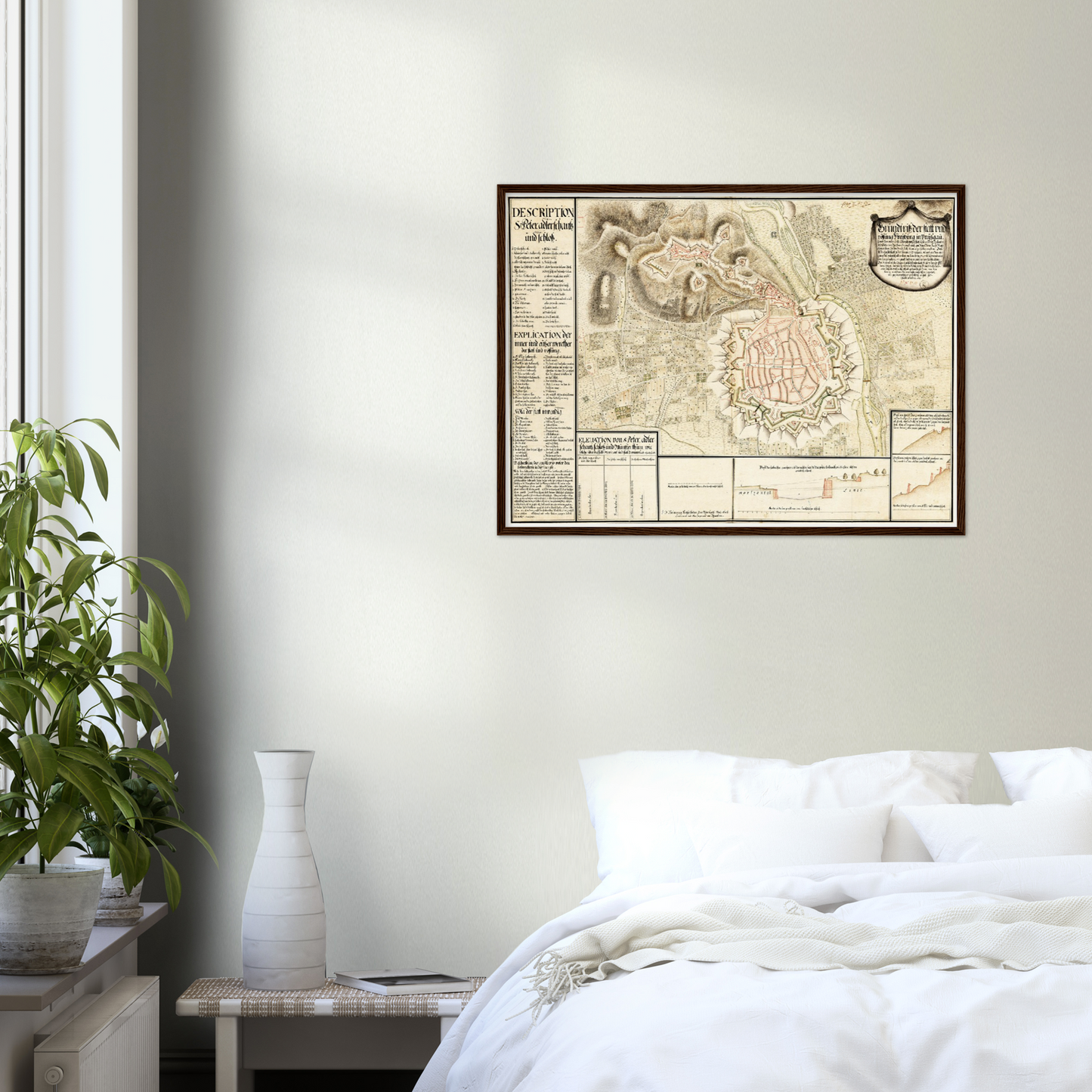 Historical city map Test product horizontal 3 sizes